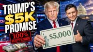 OMG! Trump just vowed $5,000 checks, then CNN got pulled into Mike Johnson's Louisiana figure