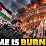 Third World Muslim Rioters STORM Colosseum Carrying Foreign Flags as Europe BURNS to the GROUND
