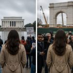 President Trump Asks Who’s Paying Woman Spotted at Two D.C. Protests