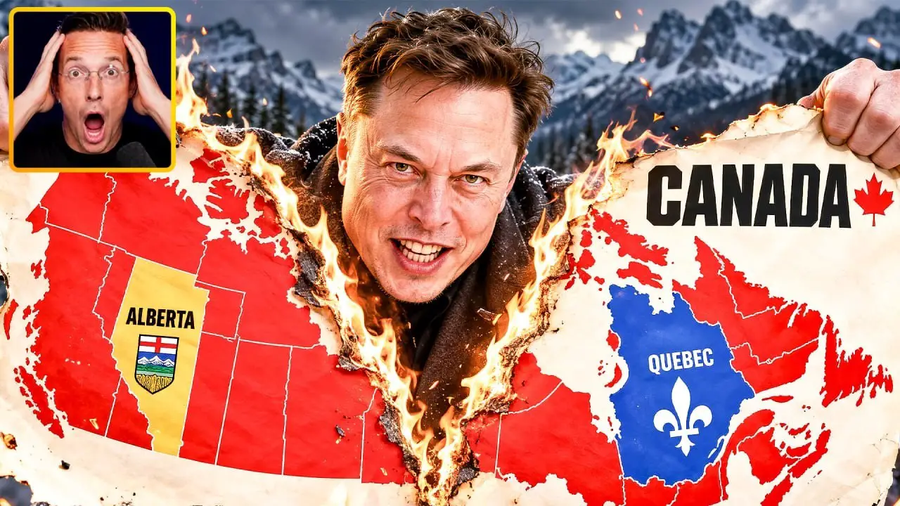 Canada is BREAKING UP! Elon Musk Demands Multiple Canadian Provinces SECEDE…as Voters AGREE, New Map