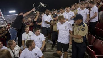 DOJ Steps In After Fans in Save Women’s Sports Shirts Pushed Out