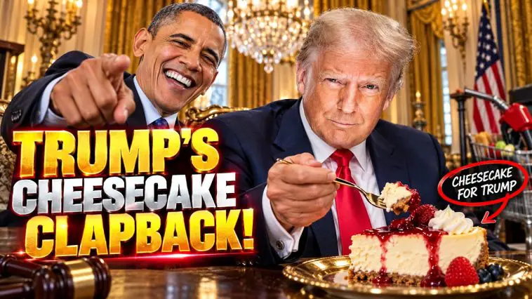 Trump Had Two Words For Obama's Cheesecake Joke