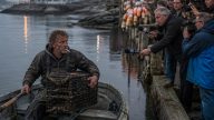 Graham Platner Snaps at Reporters While Paddling Ashore