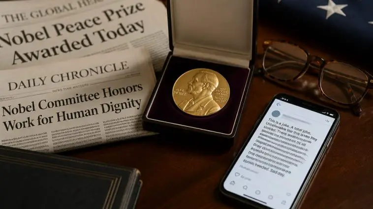 President Trump Blasts Nobel Committee for Snubbing Real Peace