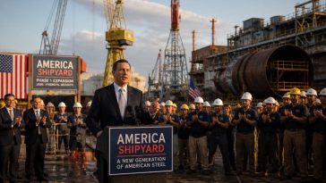 Trump Unveils Arsenal‑2: Anduril $3.7B Shipyard to Create 3,100 Jobs