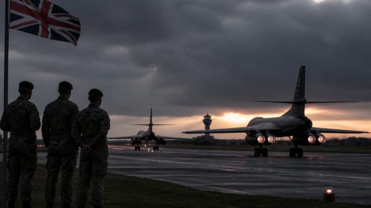 Britain Blames IRGC for Plot That Sent U.S. B‑1 Bombers Home