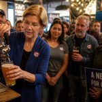 Former Vice President Kamala Harris Admits Voters Are Depressed, Pours Pints