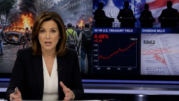 Abby Phillip Blames Debt for France Riots, Trump and Vance Push Back