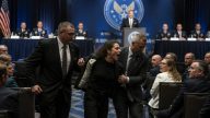 AUSA Security Fail: Protesters Interrupt Sec. of Defense Hegseth