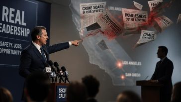 Gov. Gavin Newsom Turns President Donald Trump Gaffe Into Iran Smear